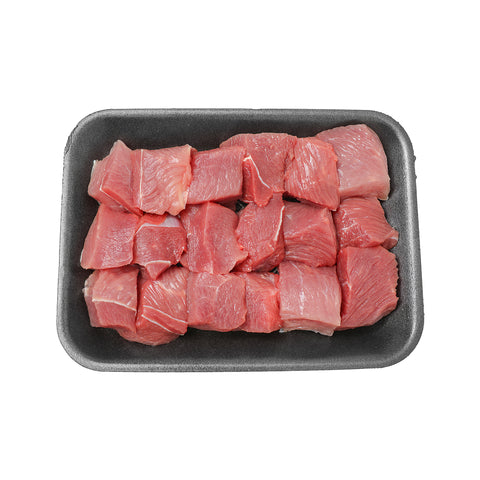 Hormone Free Natural Grazed Fresh Mutton Shoulder Boneless Cubes - 250 gms
