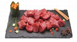 Hormone Free Natural Grazed Fresh Mutton Leg Boneless Cubes - 250 gms