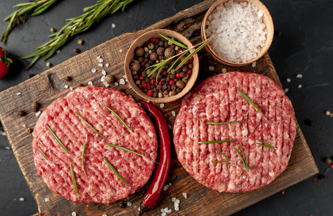 Fresh Premium Grass Fed Beef Burgers (2 Pieces) - 227gms