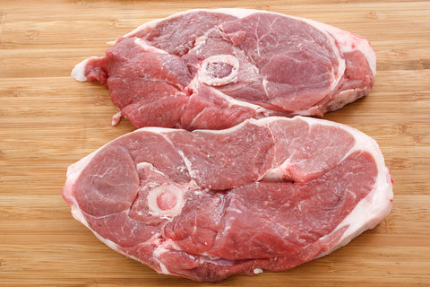 Fresh Pakistan Mutton Steak Cut - 450gms / 2Pcs
