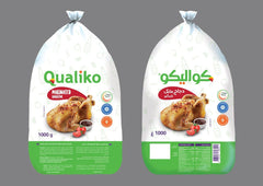 Qualiko Frozen Whole Chicken Marinated BBQ - 1000gms