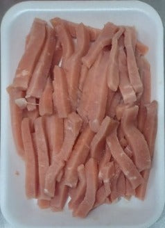 Milk Fed Veal Boneless Topside Strips or Stroganoff - 500gm