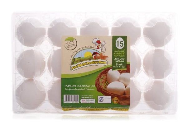 Fresh Chicken Eggs - 15's Tray