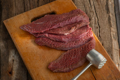 Fresh Pakistan Beef Steak Hammered  - 300 gms / 3 pcs