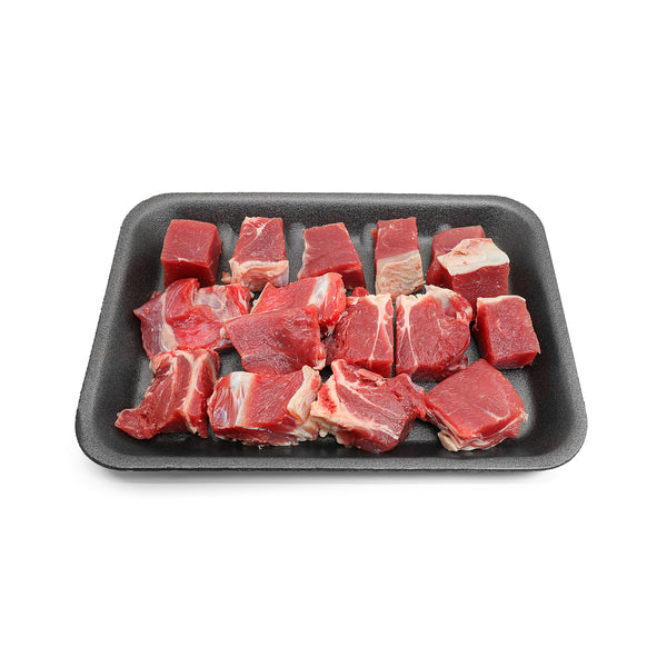 Fresh Pakistan Beef Cubes With Bone - 250gms